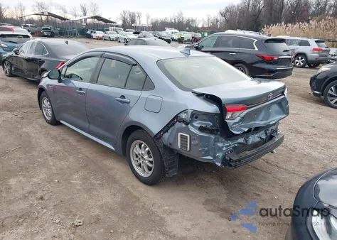 2021 Toyota Corolla Hybrid Le z USA, uszkodzony, nr VIN JTDEAMDE3MJ027919
